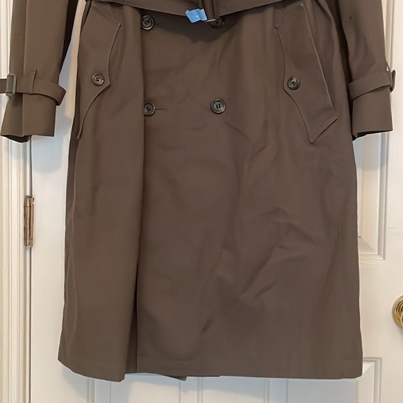 CHRISTIAN DIOR Brown Trench Coat - Picture 3 of 13